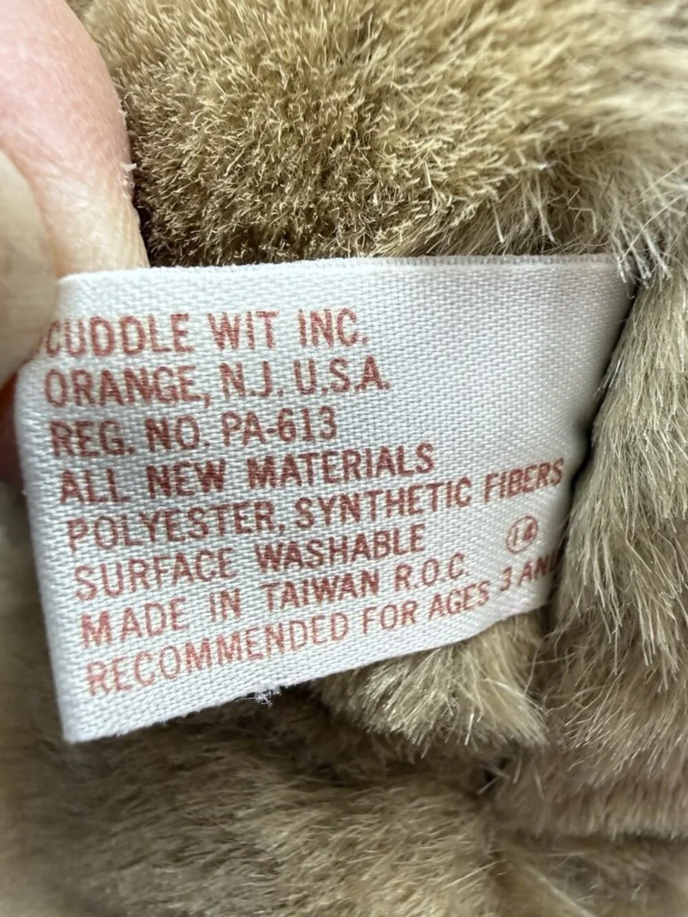 Vintage Cuddle Wit Shar Pei Wrinkle Happy Puppy Dog Stuffed Plush 18